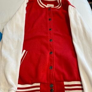 Ardene red and black sweater